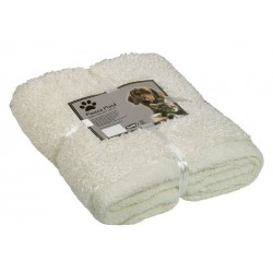 Fleece deken boucle beige, 100 x 150 cm